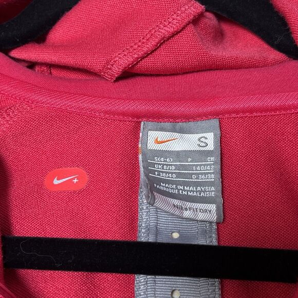 Y2K Nike Jacket Hoodie Womens Pink Full Zip Training Fit Dry Athletic Size Small - Picture 3 of 9